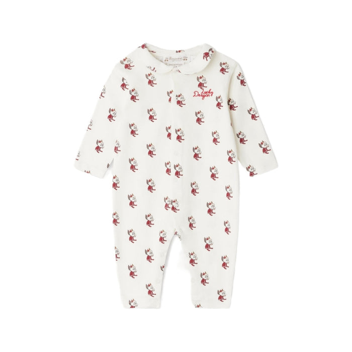 Lucky Dragon Cotton Romper