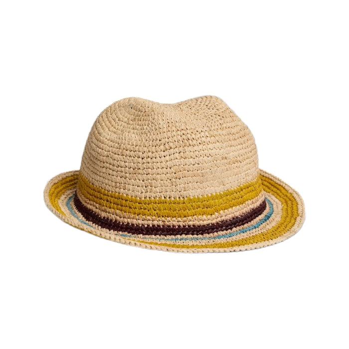 Stripe Detailed Raffia Sun Hat