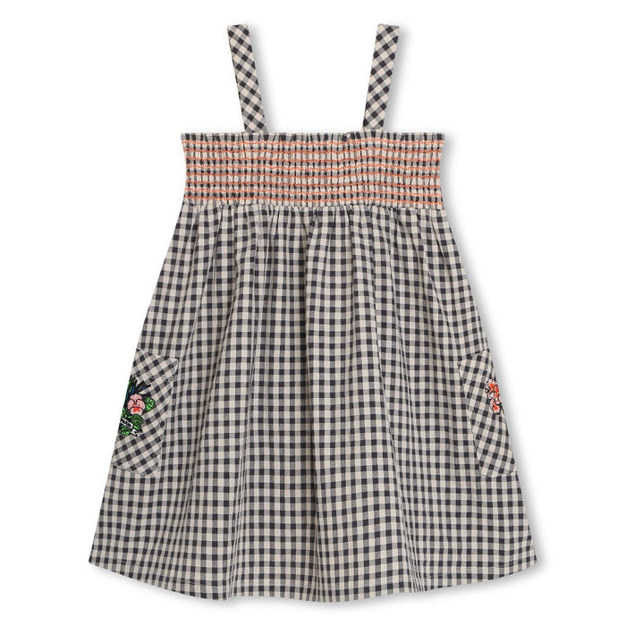 Checked Sleeveless Dress