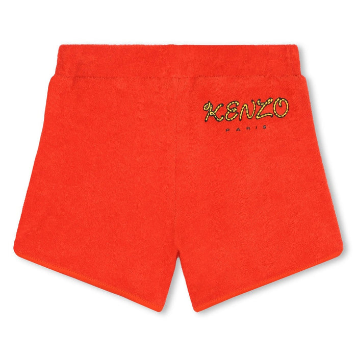 Tiger Motif Cotton Modal Shorts