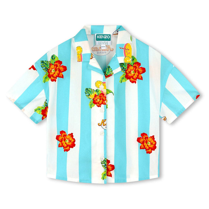 Boke Flowers Cotton Shirt