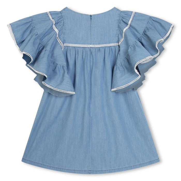 Ruffle Detailing Organic Cotton Dress