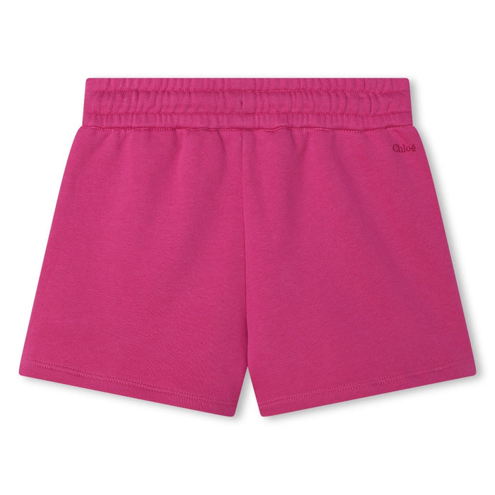 Eyelet Detailing Organic Cotton Shorts