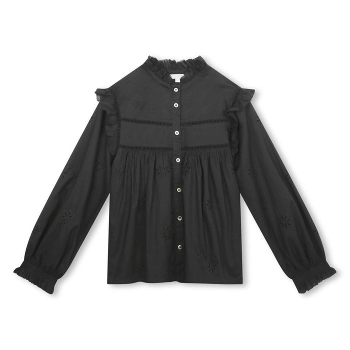 Broderie Anglaise Cotton Shirt