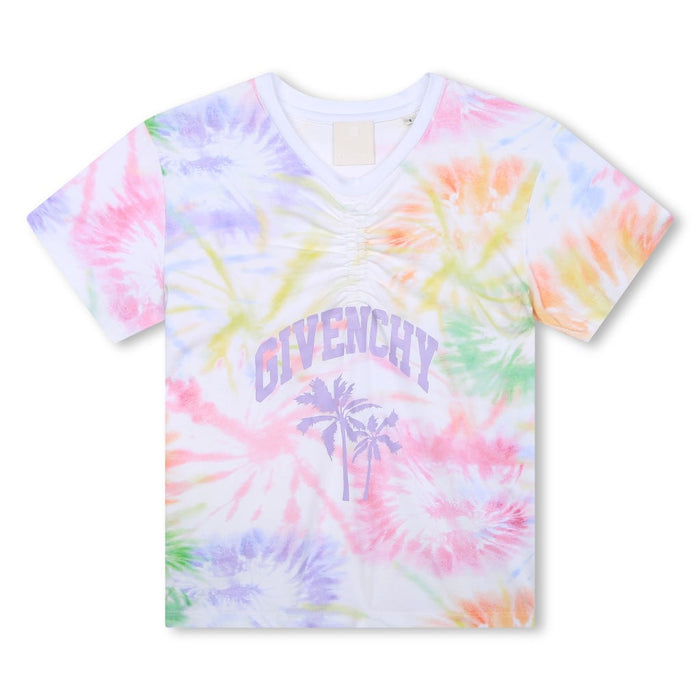 Logo Print Tie Dye T-shirt