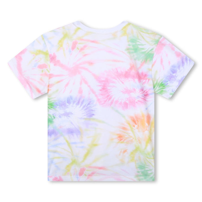 Logo Print Tie Dye T-shirt