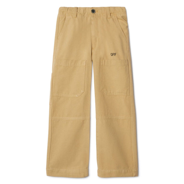 Diagonal Outline Worker Pants