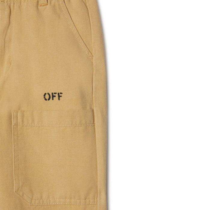 Diagonal Outline Worker Pants