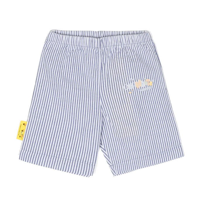 Logo-Embroidered Striped Shorts