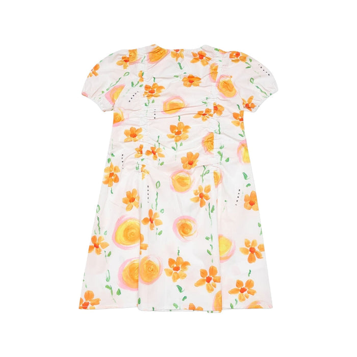 Sunny Day Floral Print Poplin Dress