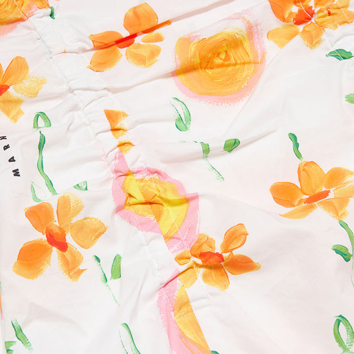 Sunny Day Floral Print Poplin Dress