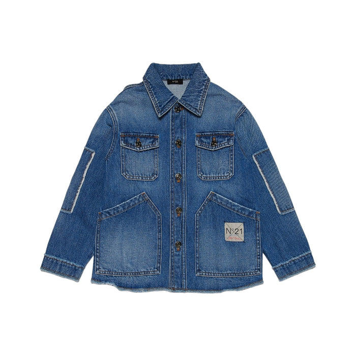 Logo Patch Denim Jacket