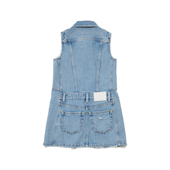 Sleveless Denim Dress