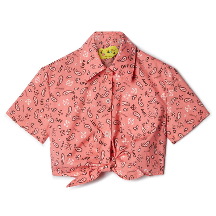 Bandana-Print Cotton Shirt