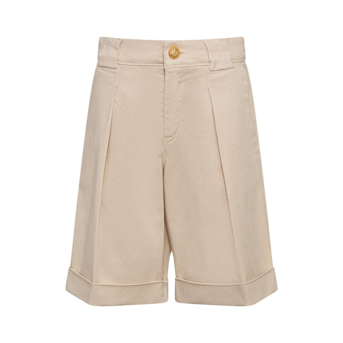 Pleated Twill Tailored Shorts