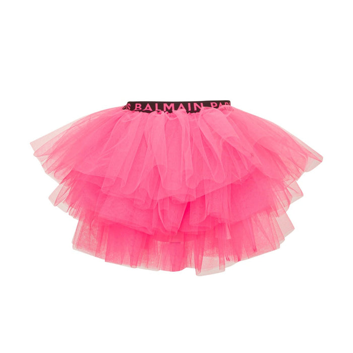 Logo Waistband Tulle Tutu