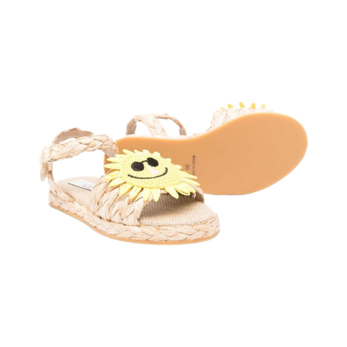 Sun Appliqué Slingback Sandals