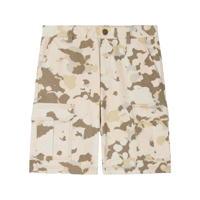 Caiman Camouflage Print Shorts