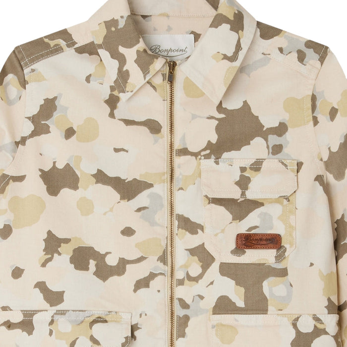 Flavien Camouflage Print T-shirt Jacket