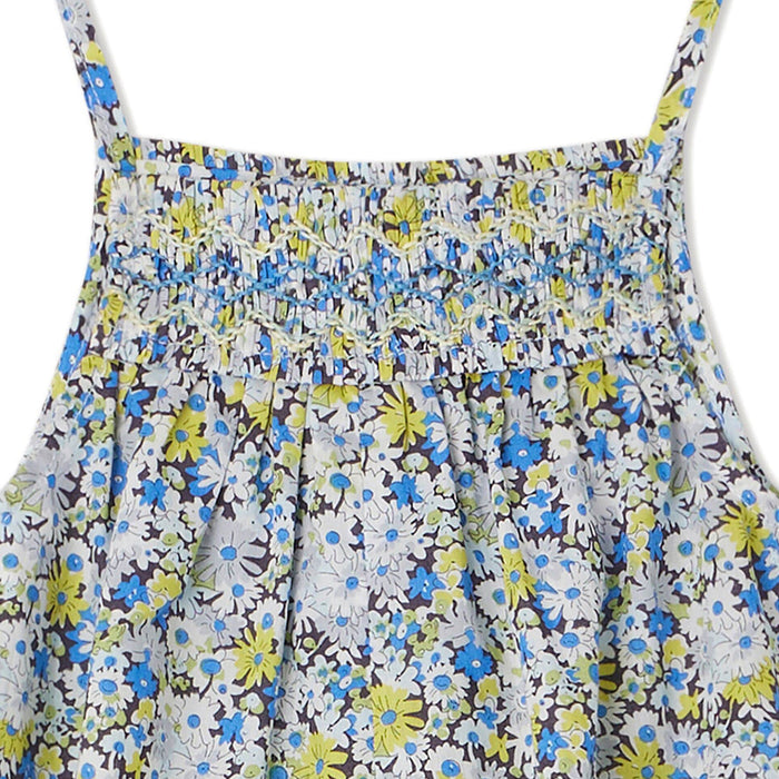 Lilisy Floral Print Cotton Romper