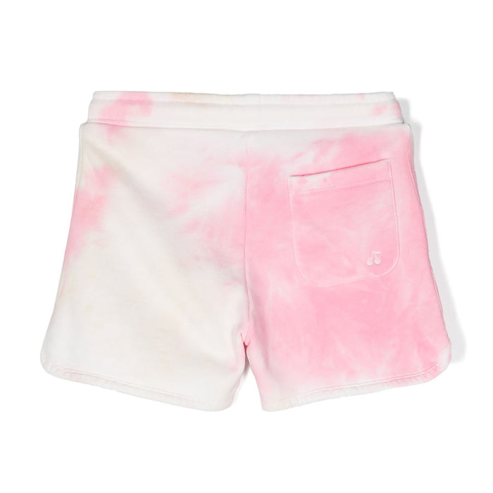 Tie Dye Cotton Track Shorts