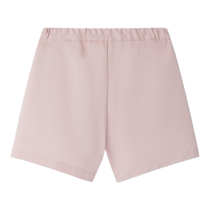 Logo Embroidered Poplin Shorts