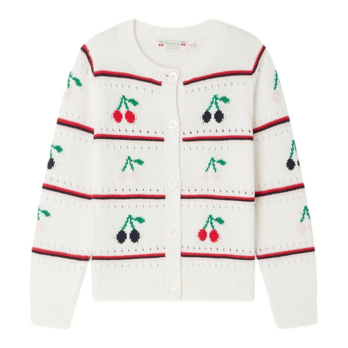 Armel Intarsia Knit Cotton Cardigan