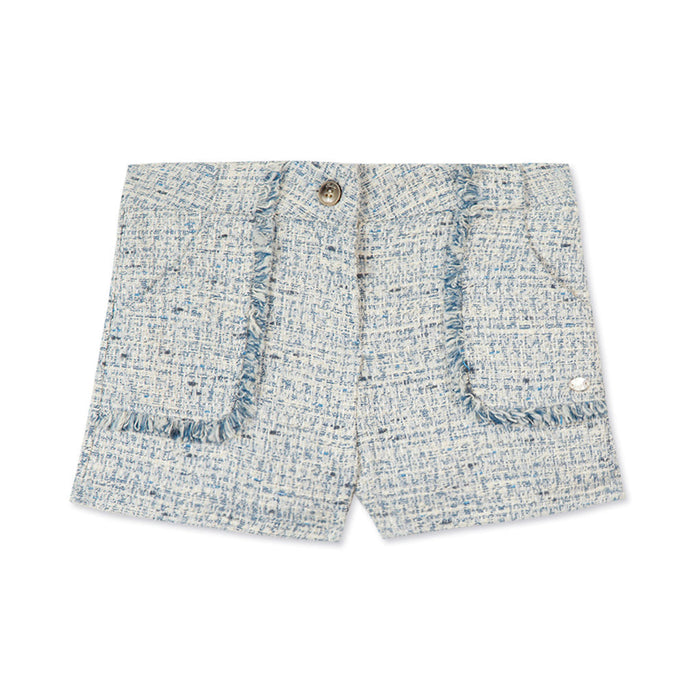 Light Weight Tweed Shorts