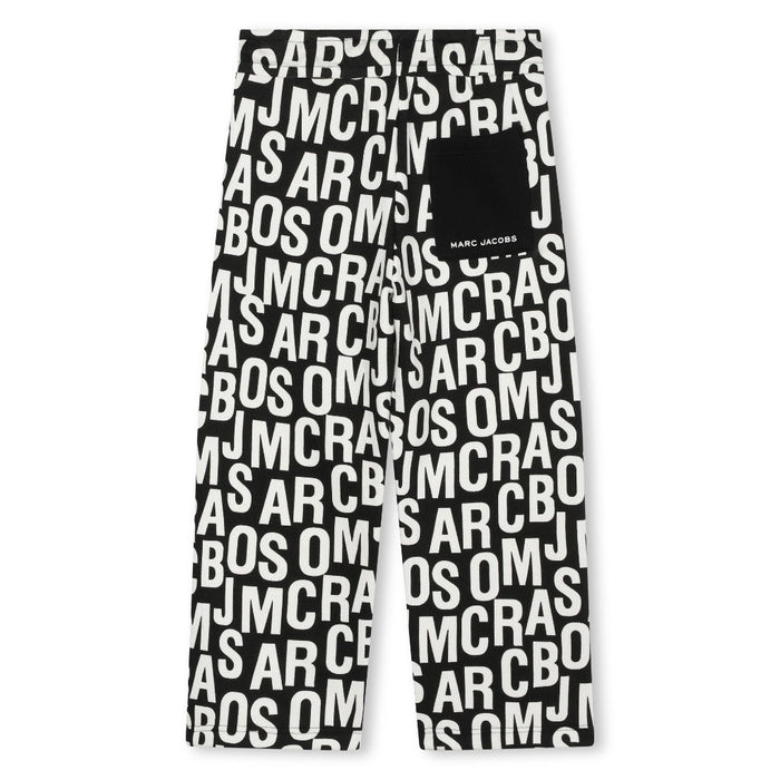 Logo Print Straight Leg Trousers