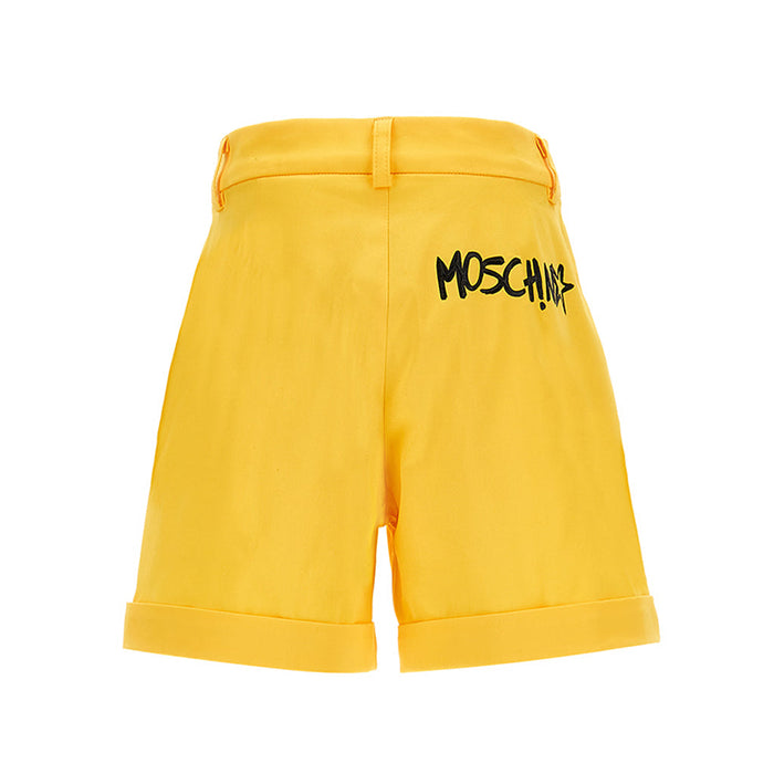 Logo Print Cotton Shorts