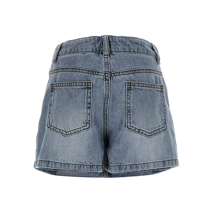 Teddy Bear Denim Skort