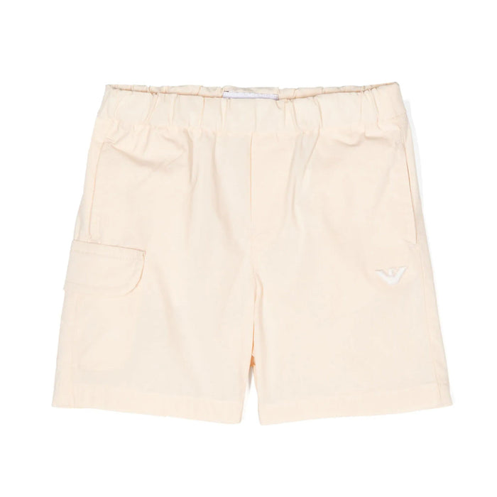 Logo Embroidered Poplin Shorts