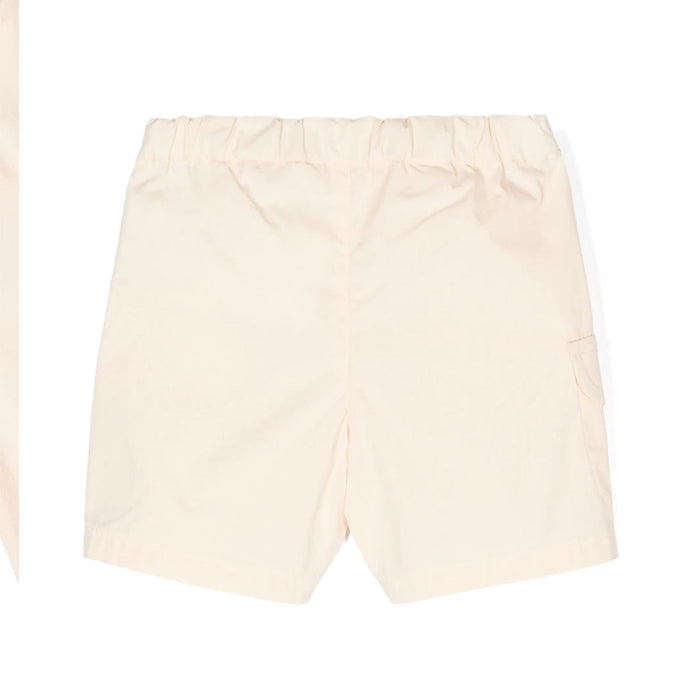 Logo Embroidered Poplin Shorts