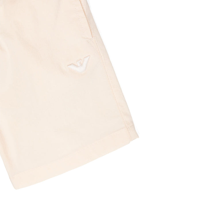 Logo Embroidered Poplin Shorts