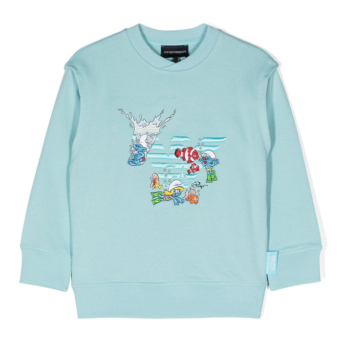 X Smurfs Cotton Sweatshirt