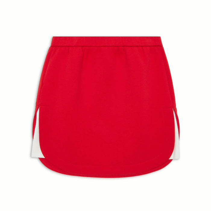 Logo Embroidered Jersey Skirt