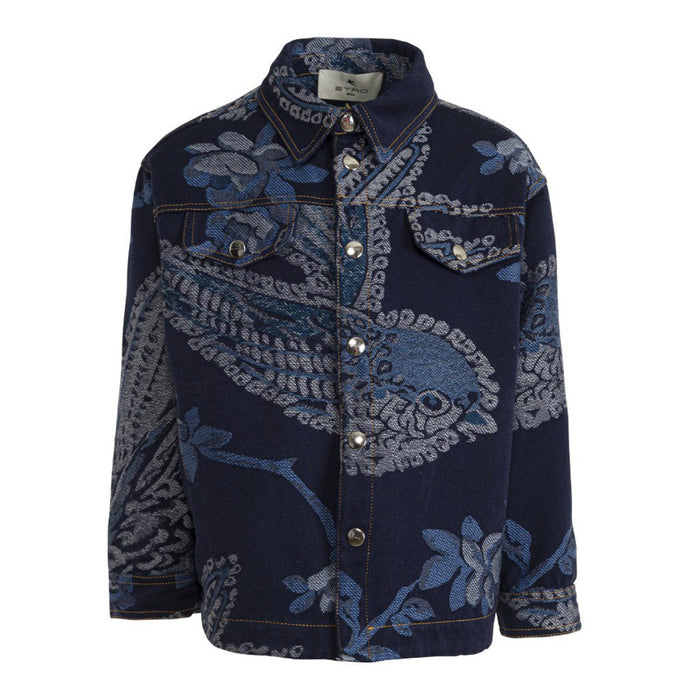 Paisley Denim Overshirt