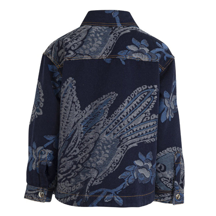 Paisley Denim Overshirt