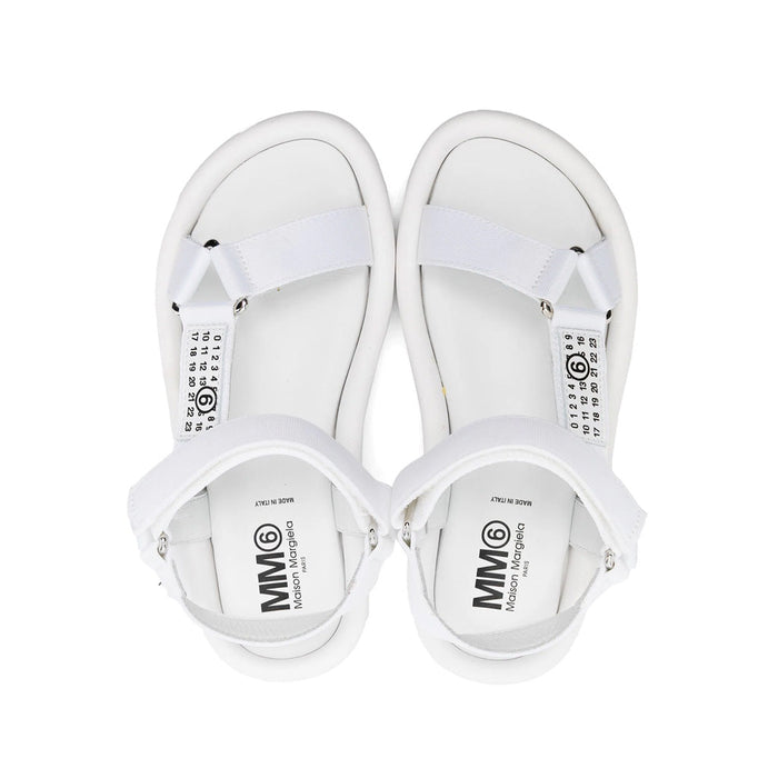 Logo Tape Flatform Sandals