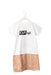 A Pink Short Sleeve Dresses from Sacai in size 4T for girl. (Front View)