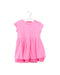 A Pink Short Sleeve Dresses from Seed in size 6-12M for girl. (Front View)