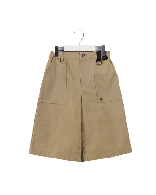 A Beige Shorts from little Mo & Co. in size 7Y for girl. (Front View)