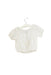 A White Short Sleeve Tops from Gingersnaps in size 12-18M for girl. (Back View)