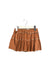 A Brown Short Skirts from Velveteen in size 2T for girl. (Front View)