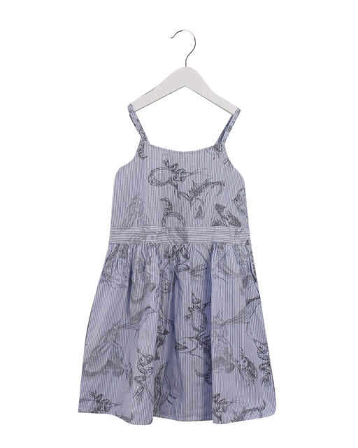 A Blue Sleeveless Dresses from jnby by JNBY in size 2T for girl. (Front View)