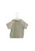 A Grey Short Sleeve Tops from Le Petit Pois in size 12-18M for girl. (Back View)