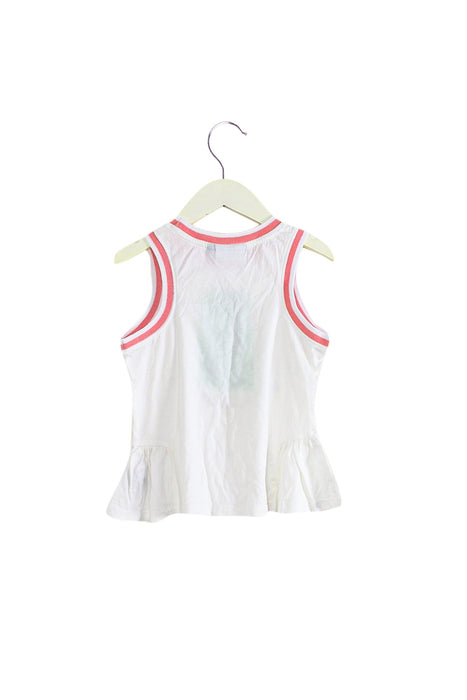 A White Sleeveless Tops from Molo in size 6T for girl. (Back View)