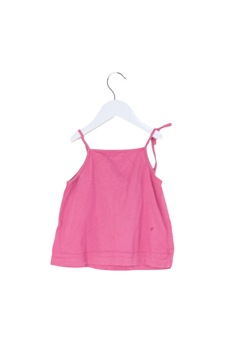 A Pink Sleeveless Tops from Jacadi in size 18-24M for girl. (Back View)