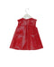 A Red Sleeveless Dresses from Dior in size 3-6M for girl. (Back View)