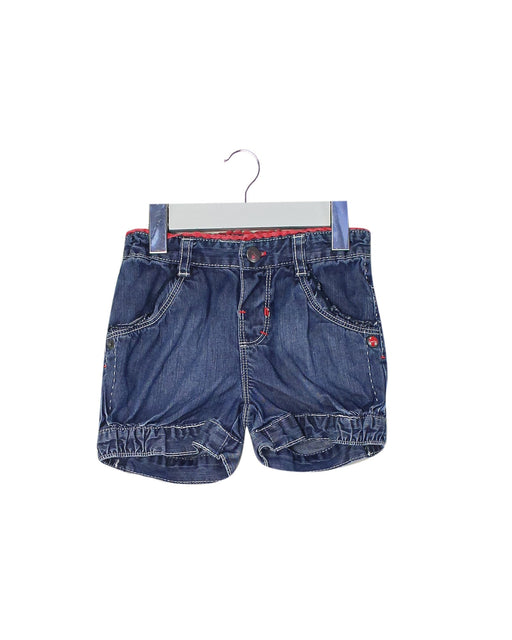 A Blue Shorts from Absorba in size 2T for girl. (Front View)